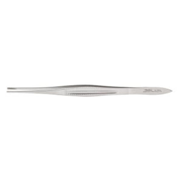 Miltex Forcep Tissue Griffiths-Brown 4-3/8" 2x6mm Serrated Straight Stainless Steel Each - Integra Miltex - 6-127