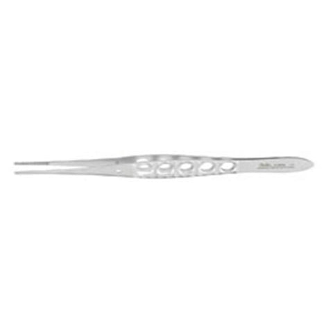 Miltex Forcep Dressing 5-1/2" Serrated Tips Lightweight Stainless Steel Each - Integra Miltex - 6-28XL