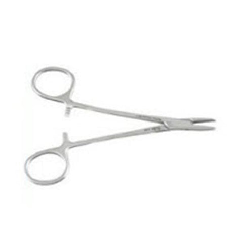 Miltex Holder Needle Brown 6-3/4" Fine serration Convex Stainless Steel Each - Integra Miltex - 8-23