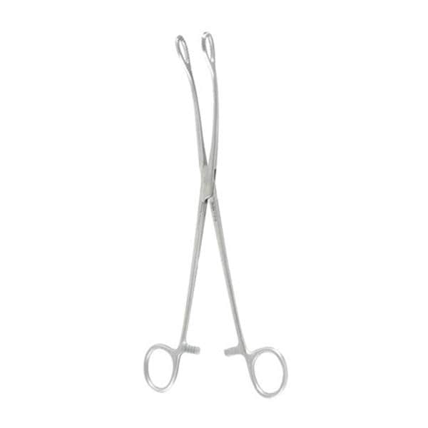 Miltex Forcep Sponge Foerster 9-1/2" Serrated Curved Standard Stainless Steel Each - Integra Miltex - 7-610