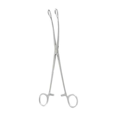 Miltex Forcep Sponge Foerster 9-1/2" Serrated Curved Standard Stainless Steel Each - Integra Miltex - 7-610
