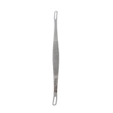 Miltex Extractor Comedone Schamberg Vantage 3.82" Blunt Open Ends Stainless Steel Each - Integra Miltex - V933-200