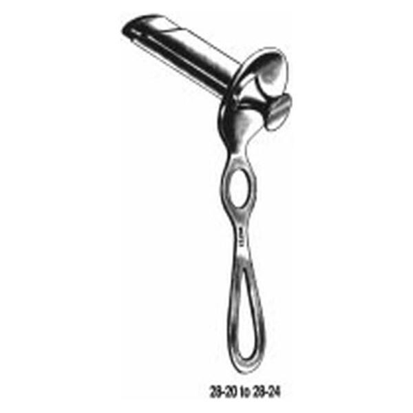 Miltex Anoscope Rectal Hirschman 3-1/2x7/8" Large Stainless Steel Each - Integra Miltex - 28-24