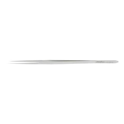 Miltex Forcep Jewelers Swiss 4-3/4" Fn Tp Serrated Straight Flat #3/Narrow SS/NMgntc Each - Integra Miltex - 17-303