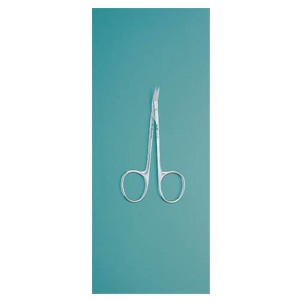 Miltex Scissors Surgical Biro Naevus 4" Sharp Outside Edges Angled on Flat SS Each - Integra Miltex - 33-240