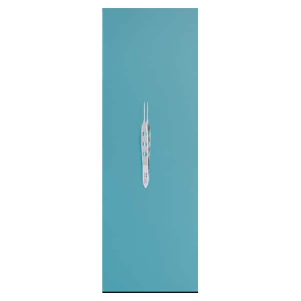 Miltex Forcep Dressing Bishop Harmon 3-3/8" 0.5mm Wide Tip Cross Serrated SS Each - Integra Miltex - 18-866