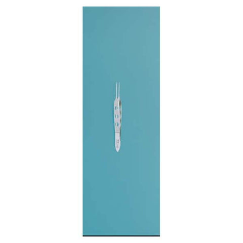 Miltex Forcep Dressing Bishop Harmon 3-3/8" 0.5mm Wide Tip Cross Serrated SS Each - Integra Miltex - 18-866