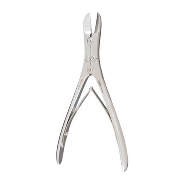 Miltex Forcep Bone Ruskin 7-1/2" Straight Stainless Steel Each - Integra Miltex - 25-384