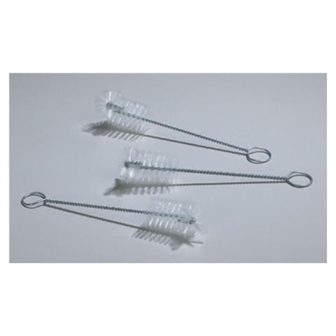 Graham Brush Cleaning Wire 4.5" Nylon Bristle White For #00-4 Trach Tubes 12/Pk - Field/Everest &Jennings - 3399-2