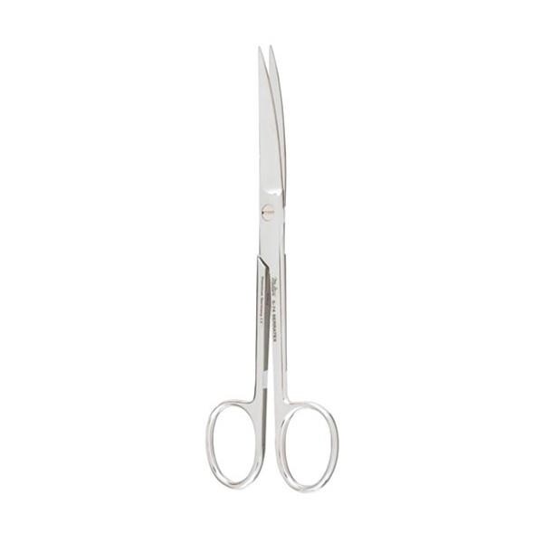 Miltex Scissors Operating Serratex 5-1/2" Sharp/Sharp Serrated Curved Standard SS Each - Integra Miltex - 5-74