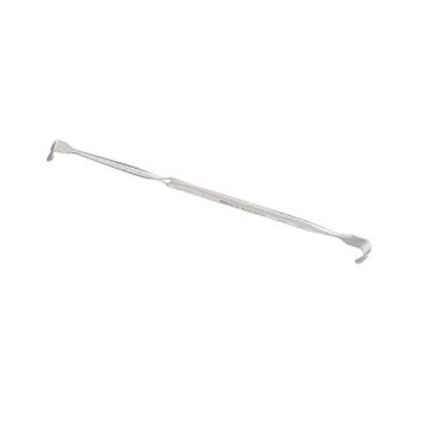 Miltex Retractor Trachea Lukens 6-3/4" Curved Double Ended Stainless Steel Each - Integra Miltex - 23-1047
