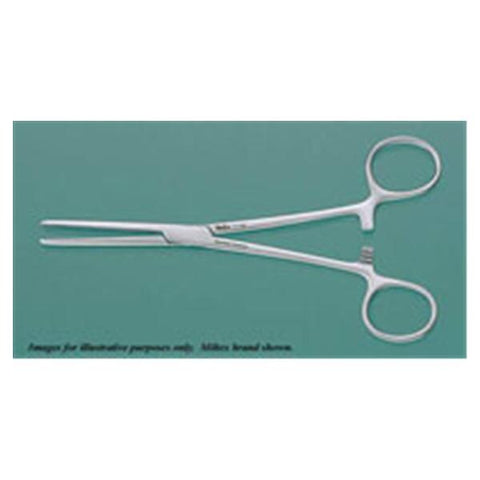 Miltex Forcep Hemostatic Rochester-Pean 7-1/4" Serrated Straight Stainless Steel Each - Integra Miltex - 7-122
