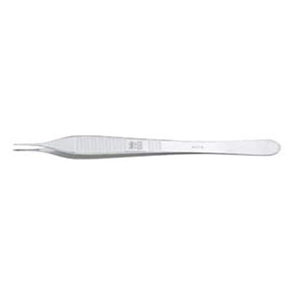 Miltex Forcep Tissue Adson 4-3/4" Cross Serrated Straight 1x2 Teeth Stainless Steel Each - Integra Miltex - 6-121
