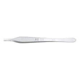 Miltex Forcep Tissue Adson 4-3/4" Cross Serrated Straight 1x2 Teeth Stainless Steel Each - Integra Miltex - 6-121