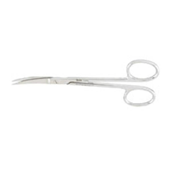 Miltex Scissors Plastic Surgery Wagner 4-3/4" Sharp/Sharp Curved Stainless Steel Each - Integra Miltex - 5-276