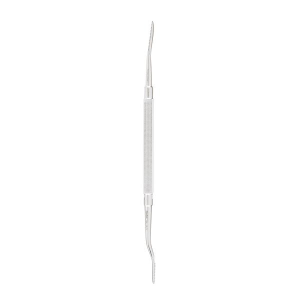 Miltex File Bone 7" Plain Serrated Stainless Steel Each - Integra Miltex - 40-1371