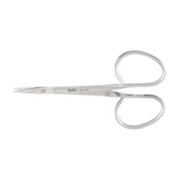 Miltex Scissors Mini Iris 3-3/4" Ribbon Straight 14mm Stainless Steel Each - Integra Miltex - 18-1417