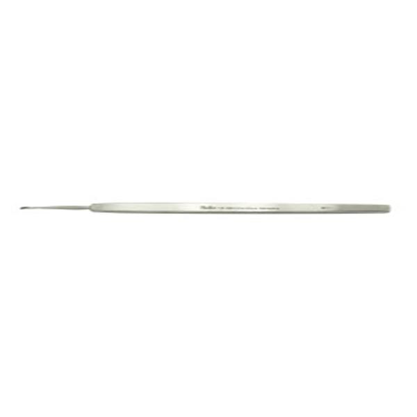 Miltex Spud Foreign Body Ellis 4-1/2" 1.2mm Blade Curved Stainless Steel Each - Integra Miltex - 18-380