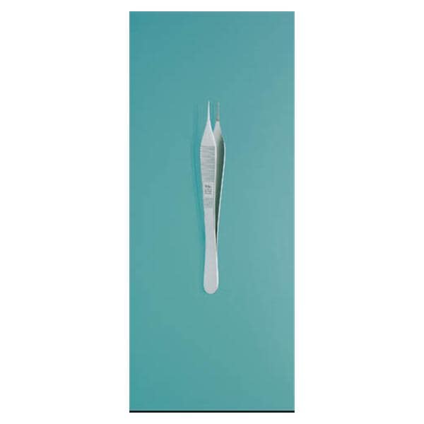 Miltex Forcep Dressing Adson 4-3/4" 0.5mm Wide Jaw Serrated Micro Stainless Steel Each - Integra Miltex - 17-2510