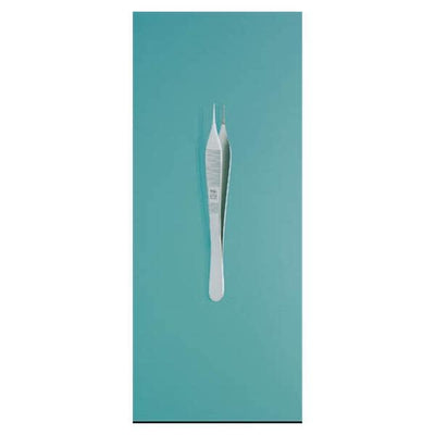 Miltex Forcep Dressing Adson 4-3/4" 0.5mm Wide Jaw Serrated Micro Stainless Steel Each - Integra Miltex - 17-2510