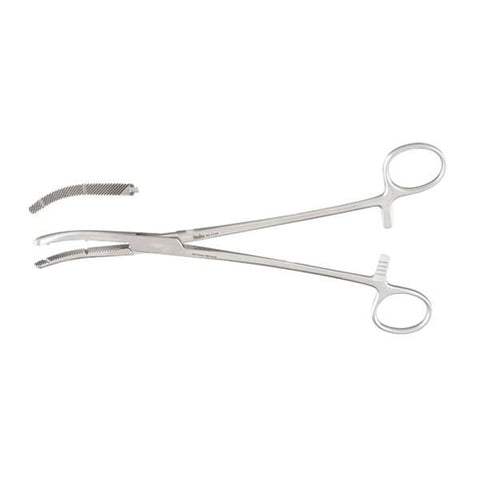 Miltex Forcep Heaney 8-1/4" Curved Single Tooth Stainless Steel Each - Integra Miltex - 30-1710