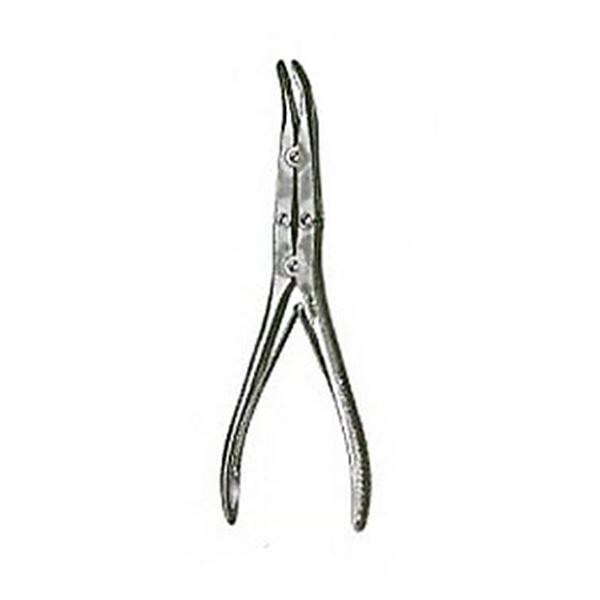 Miltex Rongeur Kleinert-Kutz 6" Slight Curve 2x13mm Jaw Stainless Steel Each - Integra Miltex - 27-1295