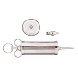 Miltex Syringe Eachr 4oz Tapered/Bulbous Chrome Plated Brass Each - Integra Miltex - 19-385