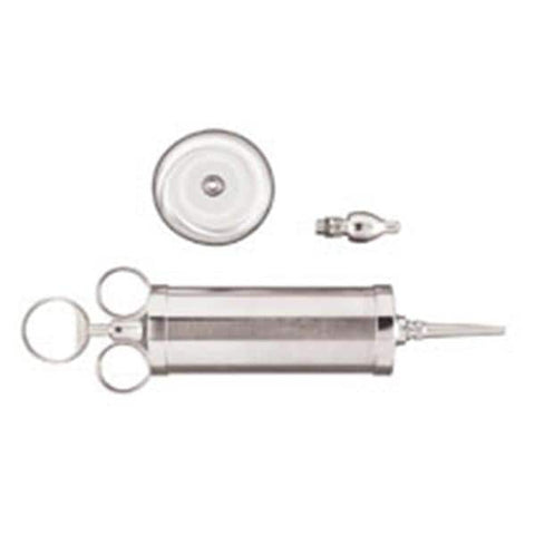 Miltex Syringe Eachr 4oz Tapered/Bulbous Chrome Plated Brass Each - Integra Miltex - 19-385