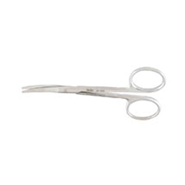 Miltex Scissors Iris 4" Blunt/Blunt Smooth Curved Stainless Steel Each - Integra Miltex - 18-1428