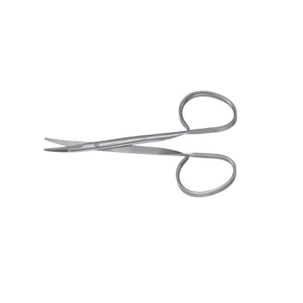 Miltex Scissors Wire Cutting 4-1/4" Smooth Curved Stainless Steel Each - Integra Miltex - 9D-135