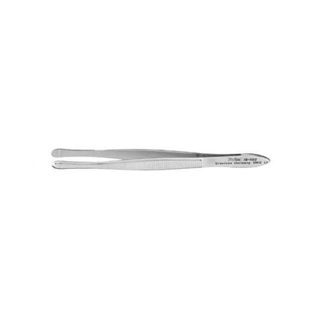 Miltex Forcep Cilia Beer 3-1/2" 4mm Wide Jaw Smooth Straight Stainless Steel Eachch - Integra Miltex - 18-1102