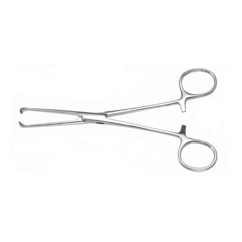 Miltex Forcep Tissue Baby Allis 5" 2.5mm Wide Jaw Serrated 4x5 Teeth SS 5"Ea - Integra Miltex - 16-3