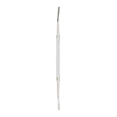 Miltex File Bone 7" Plain Serrated Stainless Steel Each - Integra Miltex - 40-1375