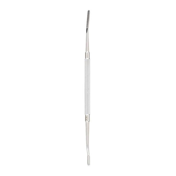 Miltex File Bone 7" Plain Serrated Stainless Steel Each - Integra Miltex - 40-1375