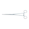 Miltex Forcep Sponge Bozeman 10-1/2" Serrated Straight Stainless Steel Each - Integra Miltex - 7-620