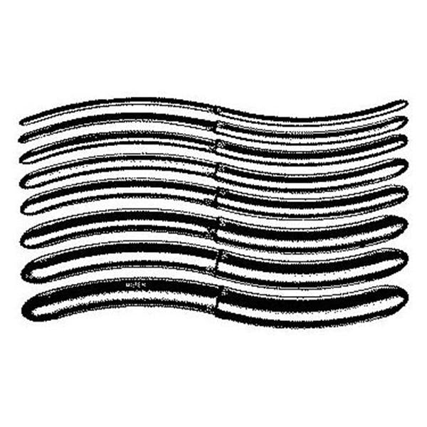 Miltex Dilator Uterine Hegar 7" 1-26mm Set of 26 Single End Reusable Stainless Steel Each - Integra Miltex - 30-520