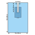O & M Halyard Sheet Surgical Fenestrated 120x76" 17/Ca - 89301