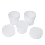 Fabrication Enterprises Container Putty Theraputty 1lb Empty Translucent Snap Lid 10/Bx - 10-0943
