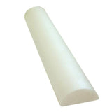 Fabrication Enterprises Roller Therapy CanDo 36x6" Half Round White Polyethylene Foam Each - 30-2110