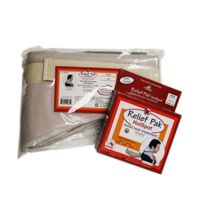 Fabrication Enterprises Pack Moist Heat Relief Pak HotSpot Set Neck White 24" Each - 11-1301