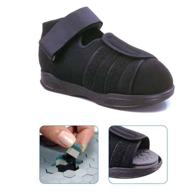Ossur America Shoe Post-Op DH Offloading Nylon Blk Rckr Sl Men 9-11/Women 12+ Size Large Each - Royce Medical - 10342