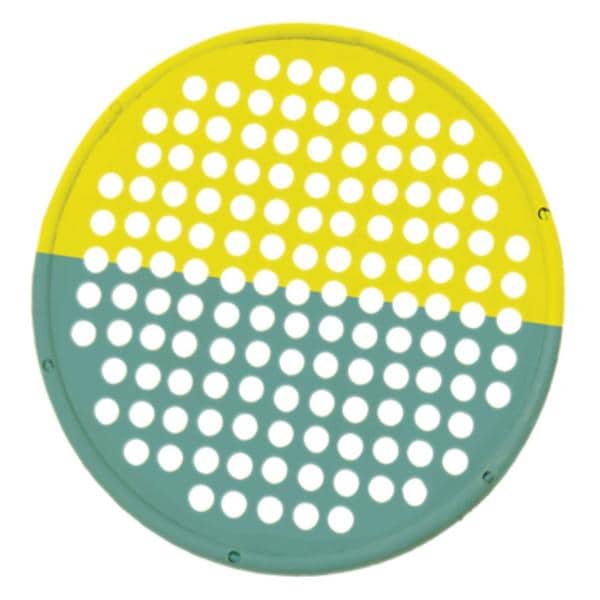 Fabrication Enterprises Web Exercise CanDo 14" Yellow/Green Multi-Resistance Low Powder Latex Each - 10-0857