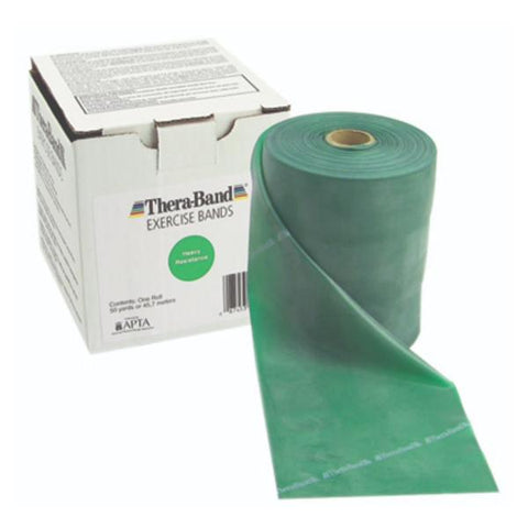 Fabrication Enterprises Band Exercise Thera-Band 50ydx5" Green Heavy Latex Each - 10-1008