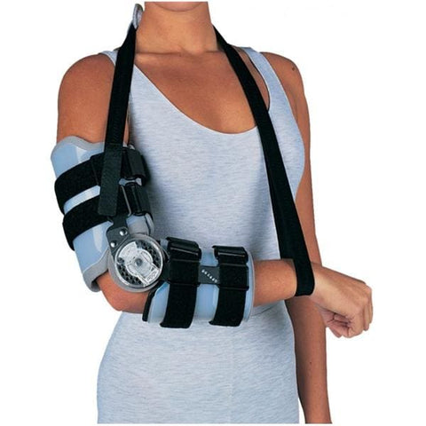 DJO, Inc Brace IROM Adult Elbow Aluminum Black Size Small Left Each - 110000000000