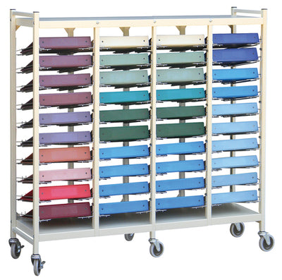 Omnimed Horizontal Open Chart Rack (8-60 Binder Capacity)