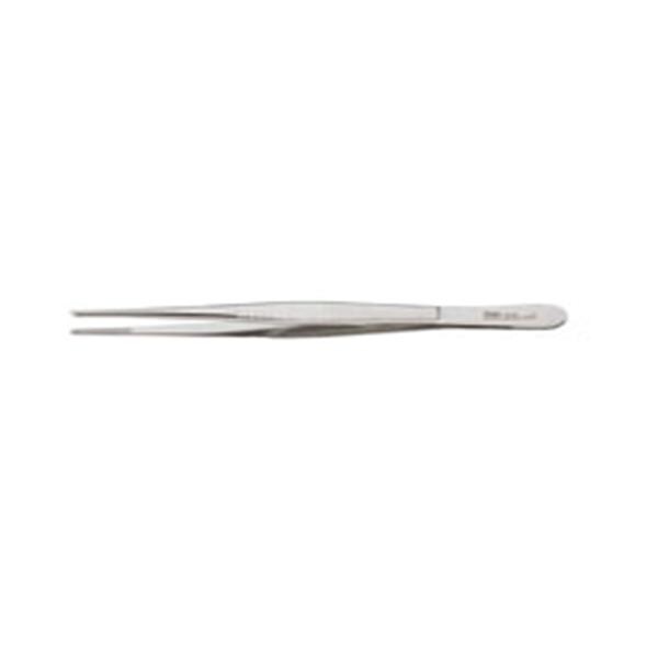 Miltex Forcep Dressing Cushing 7" Serrated Tips Straight Stainless Steel Each - Integra Miltex - 6-12