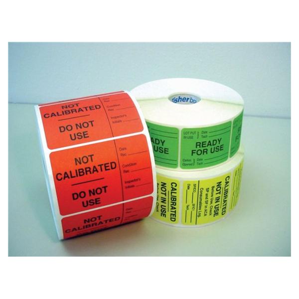 Fisher Scientific Co. Label For ACA Machine Adhesive Red 3x1-93/100 1000/Pk - 15944