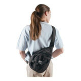 Cramer Products Pack Messanger AT 9x2.5x16" Black Zipper Closure Single Shoulder Strap Each - 111975