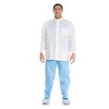 O & M Halyard Lab Coat Universal Precautions Disposable 3 Layer SMS X-Large White 25/Ca - 10073