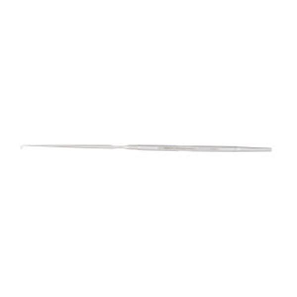 Miltex Dura Hook Adson 8" Angled Right 5mm Blunt Single Prong Stainless Steel Each - Integra Miltex - 26-1092
